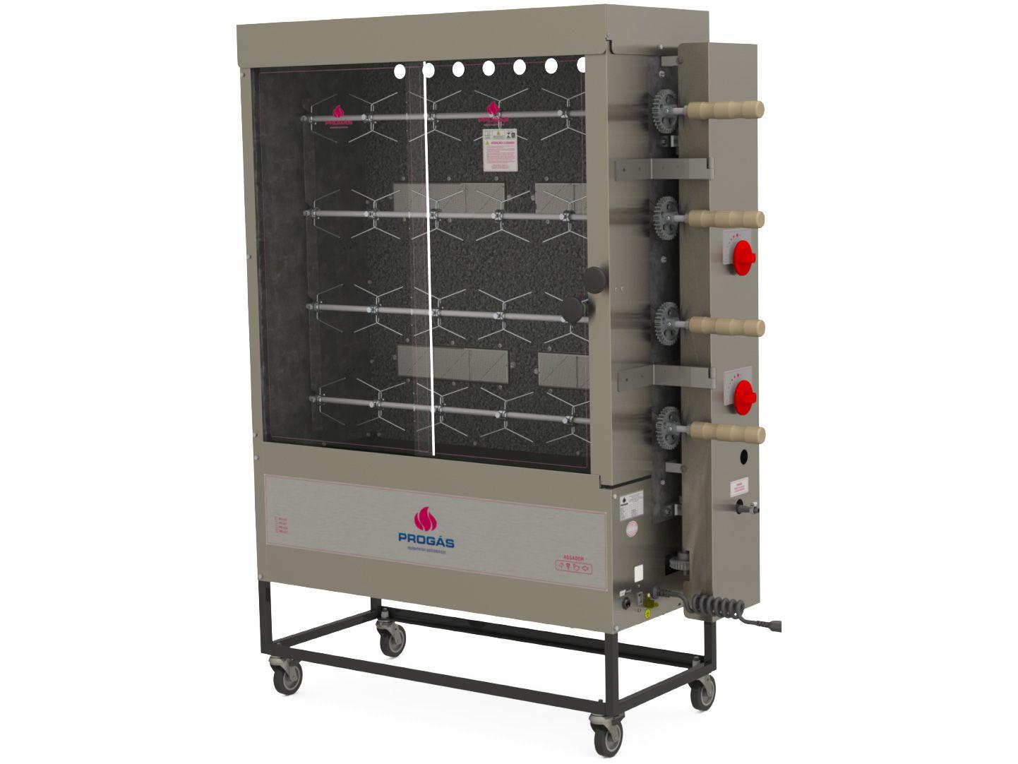 Forno Industrial a Gás GLP Progás Rotativo 40kg - PR-621
