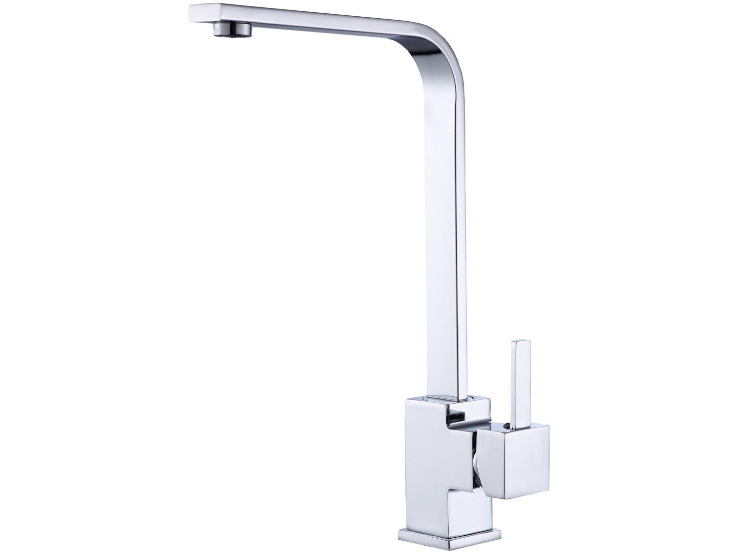 Torneira de Mesa para Cozinha Monocomando Nell - Luxo YL-05 Bica Alta Cromada