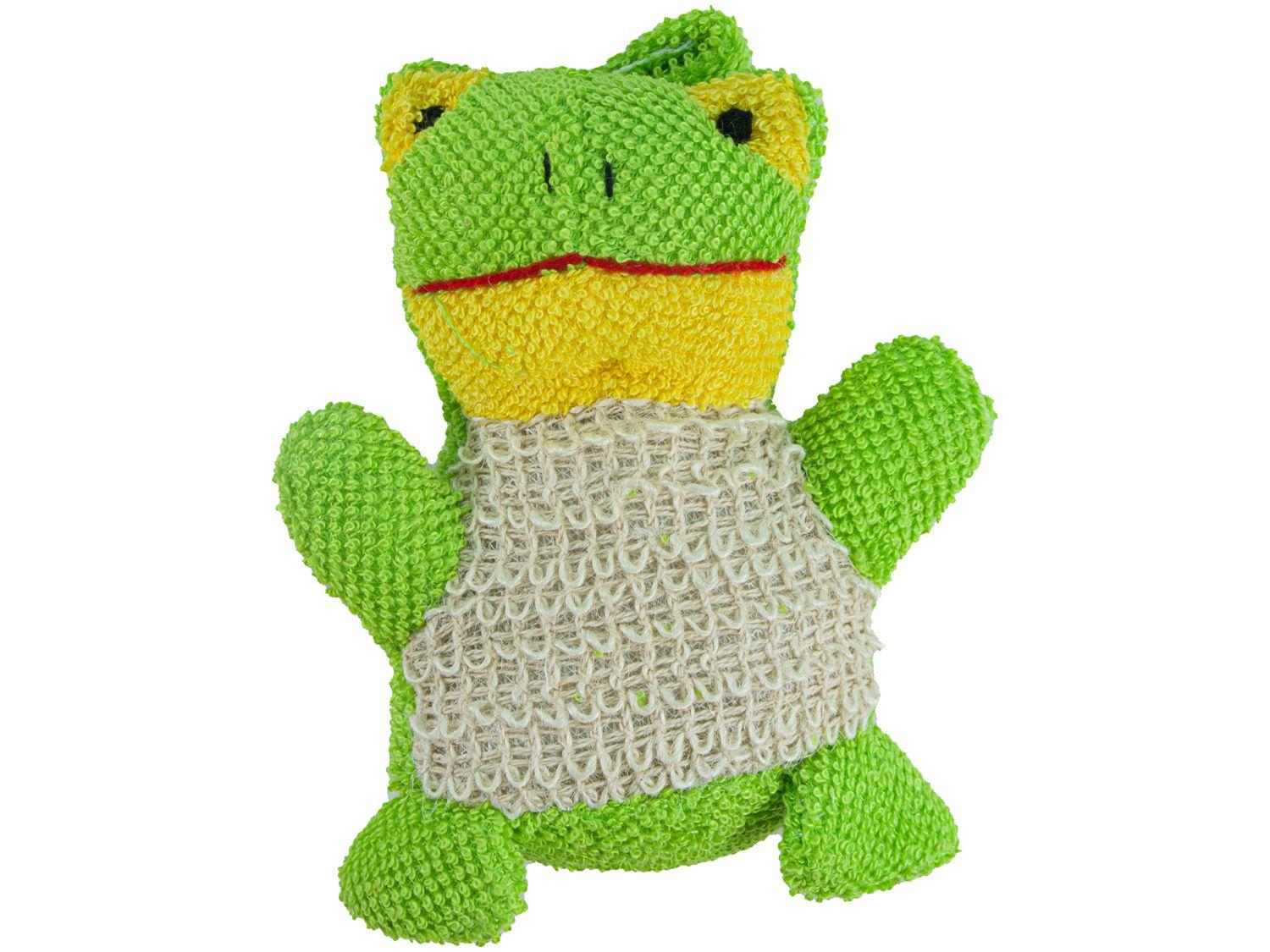 Esponja de Banho Infantil Orgânica Soft Spa - Bath Toy Sapinho Colorido