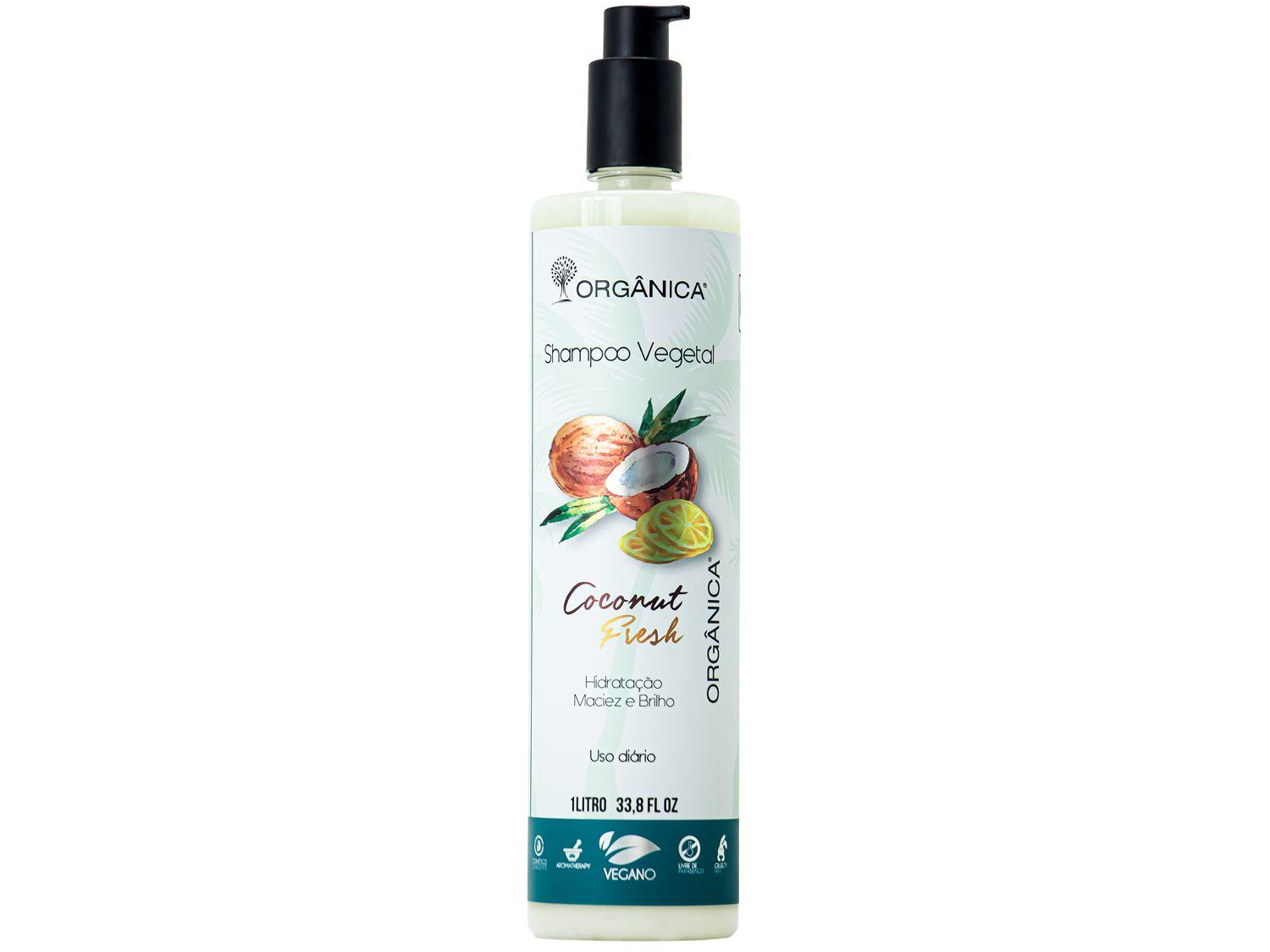 Shampoo Orgânica Puro Vegetal Coconut Fresh - 1L
