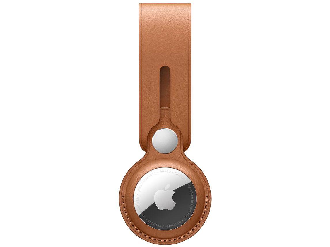 Laço de couro para Apple AirTag - Castanho