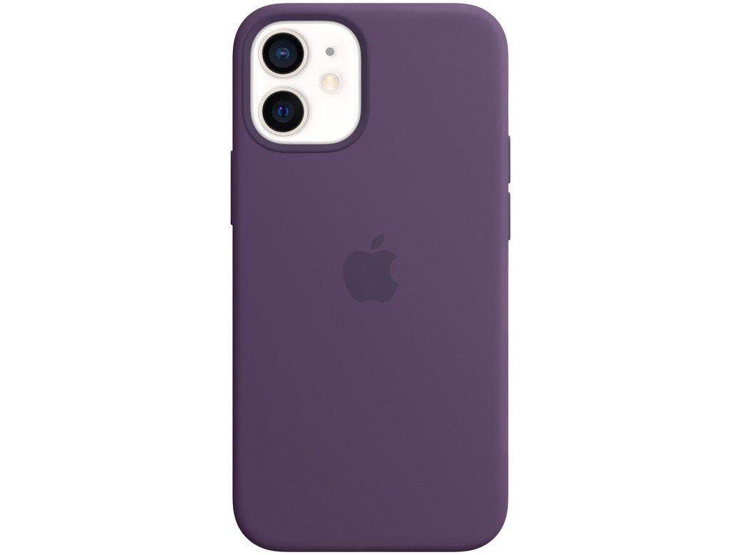 Capa Silicone com MagSafe Ametista - para iPhone 12 Mini Original