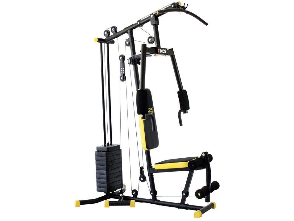 Estação de Musculação Kikos Gx Supreme Black - 25 em 1 45Kg