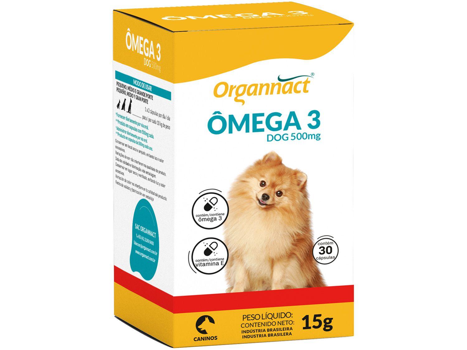 Suplemento Organnact Ômega 3 Dog - para Cachorro 15g