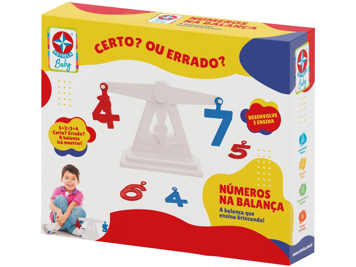 Jogo Números na Balança Estrela