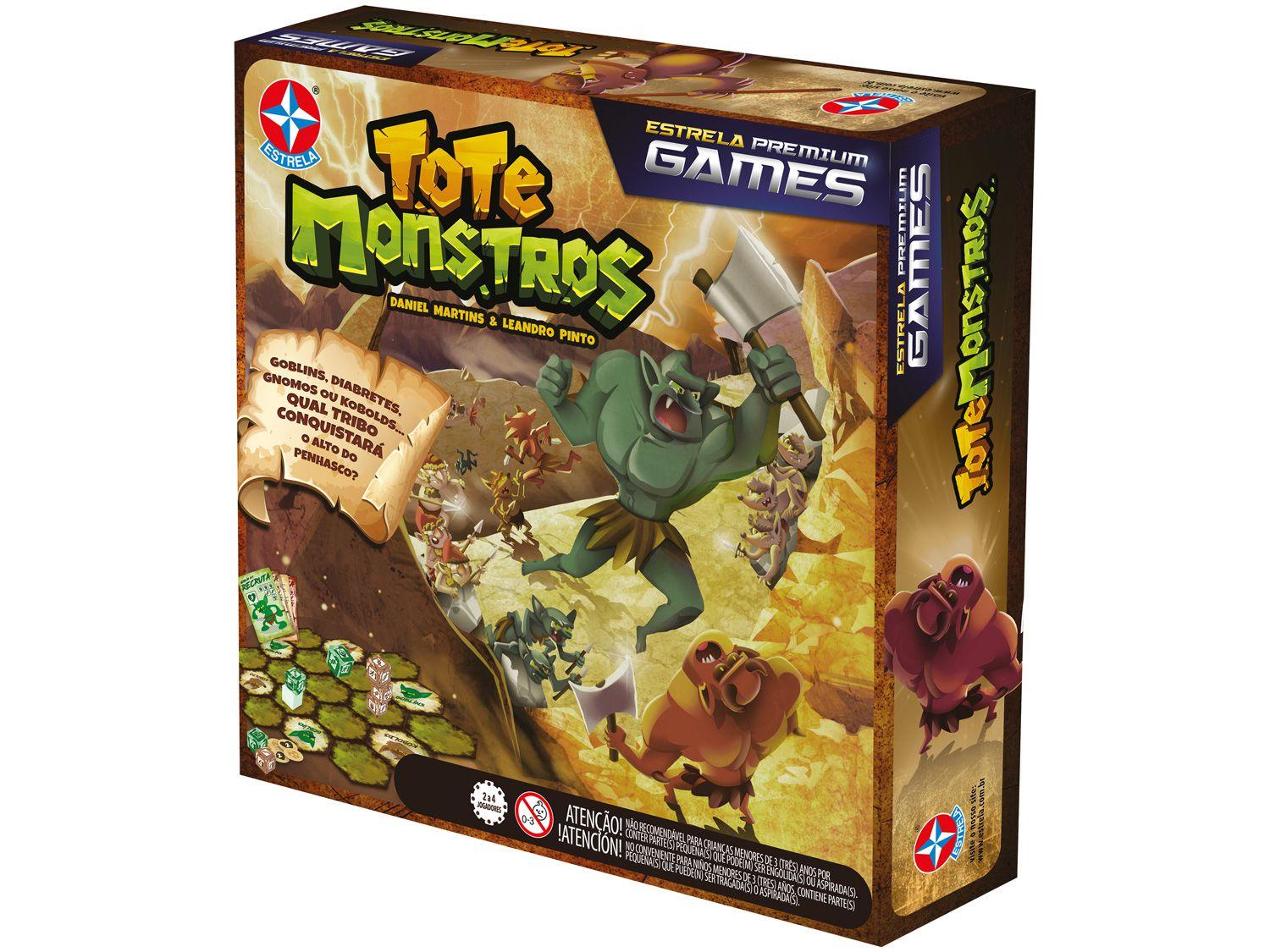 Jogo Estrela Premium Games Tote Monstros - de Tabuleiro Estrela