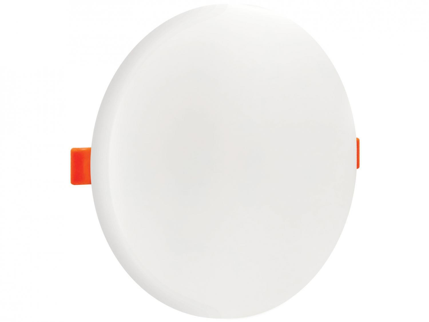 Plafon LED de Embutir e Sobrepor Redondo - 24W Black+Decker 2x1 Borda Infinita Branco