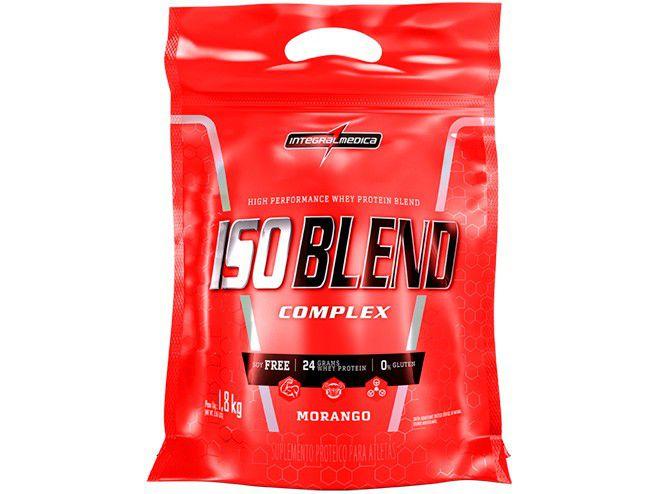Whey Protein Blend Integralmédica IsoBlend Complex - 1,8kg Morango Natural