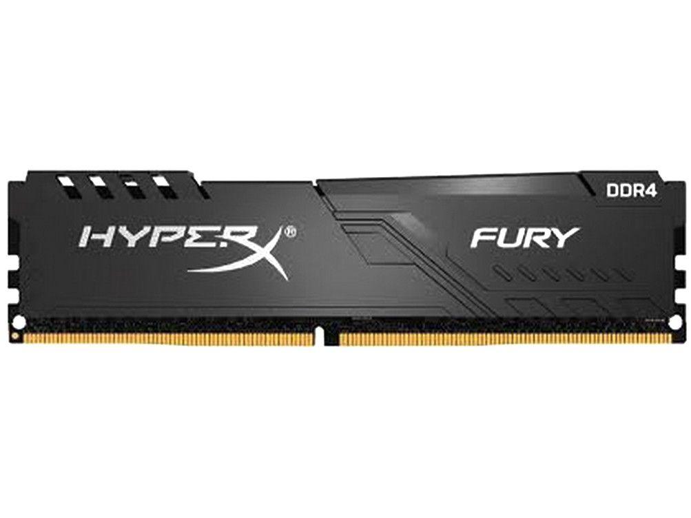 Memória RAM 8GB DDR4 HyperX Fury 2666Mhz com Dissipador