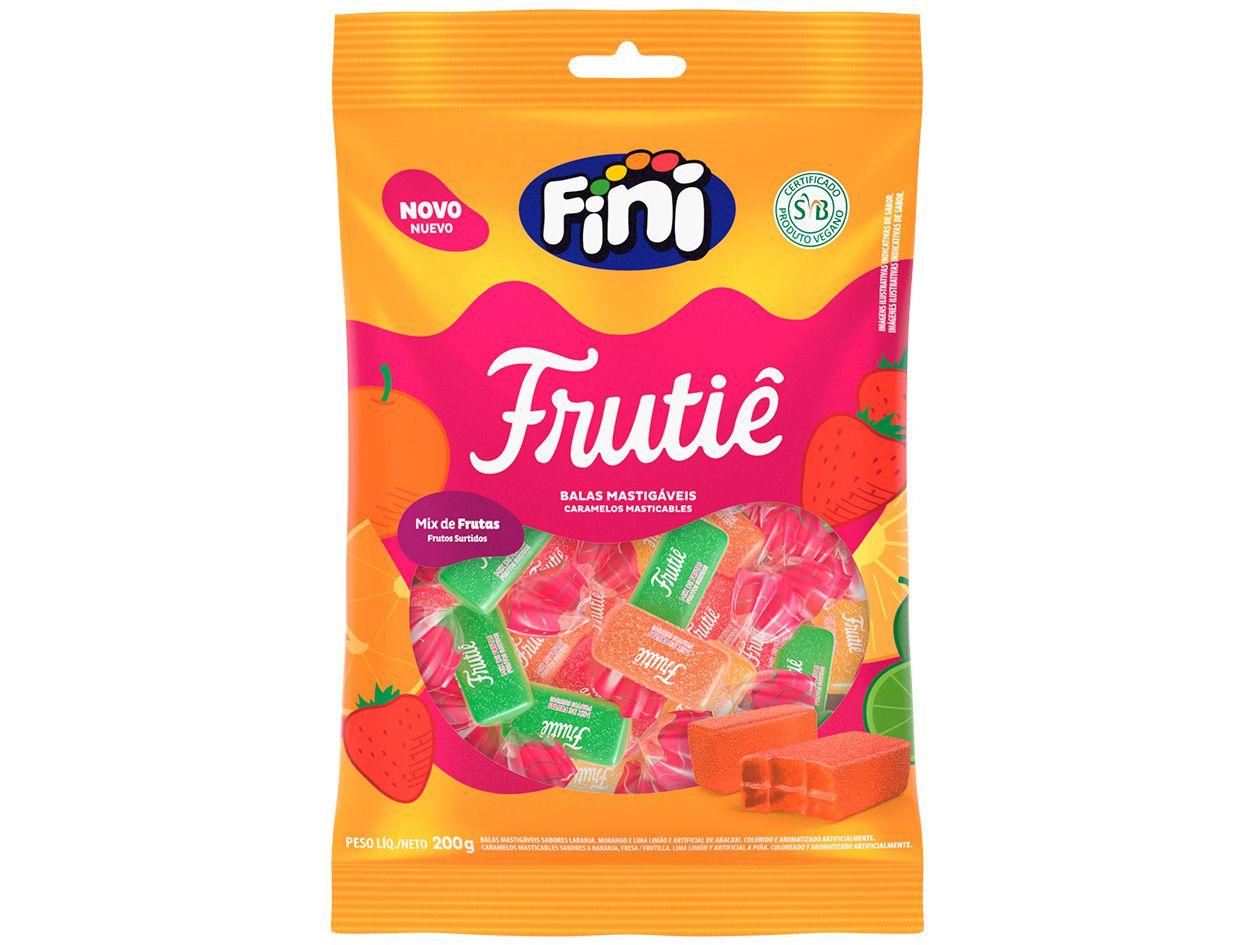 Bala de Gelatina Fini Frutiê Frutas Sortidas - Vegana 200g