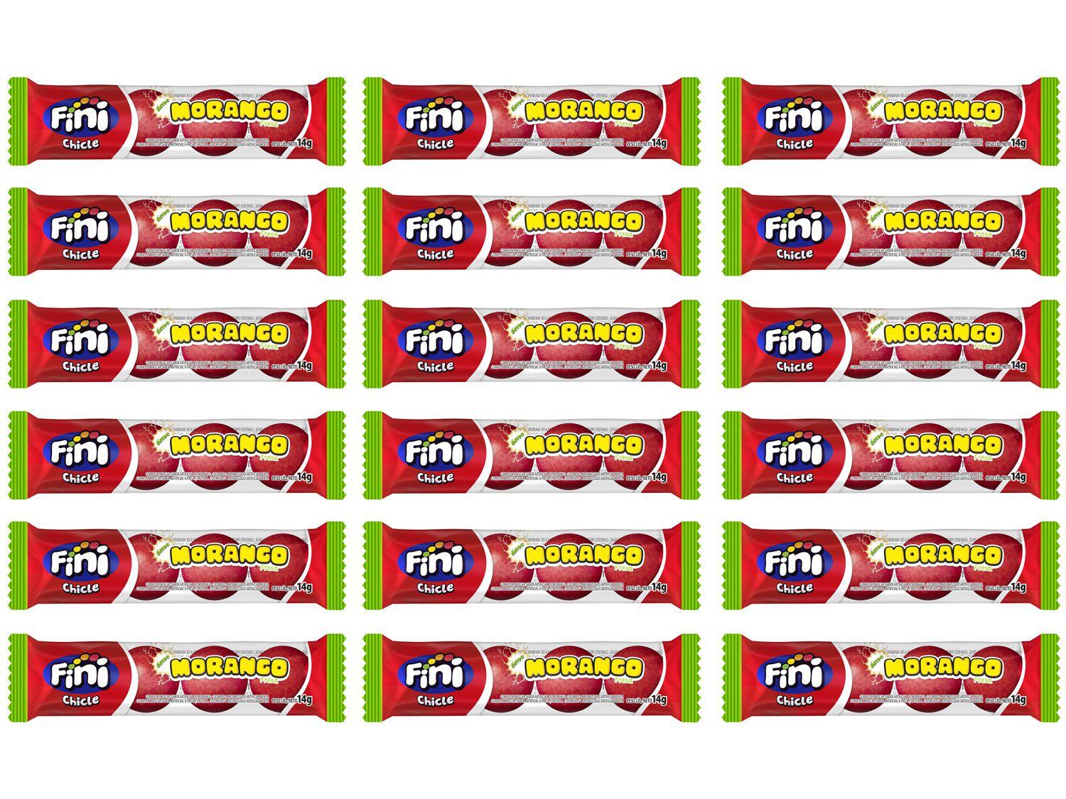 Goma de Mascar Fini Chicle Clássicos 14g Pacote - 18 Unidades