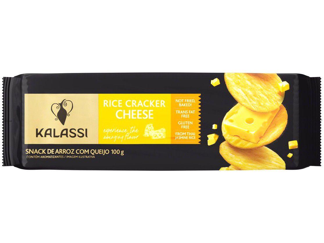 Biscoito Snack de Arroz Queijo Kalassi 100g