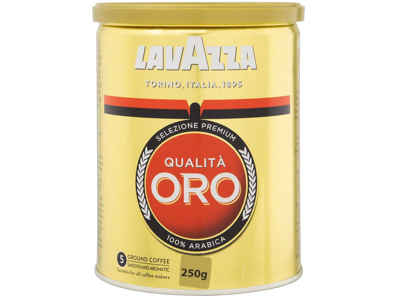 Café Moído Lavazza Qualitá Oro Arábica Lata 250g