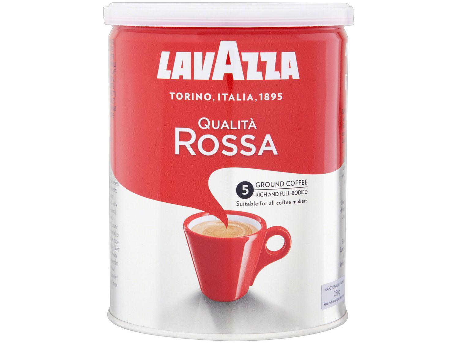 Café Moído Lavazza Qualitá Rossa Arábica e Robusta - Lata 250g