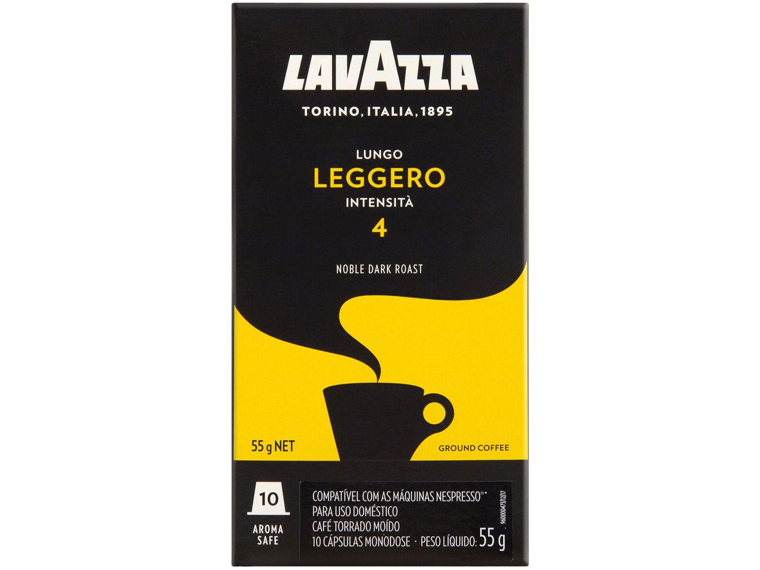 Cápsula de Café Espresso Lavazza Lungo Arábica - Leggero 10 Cápsulas
