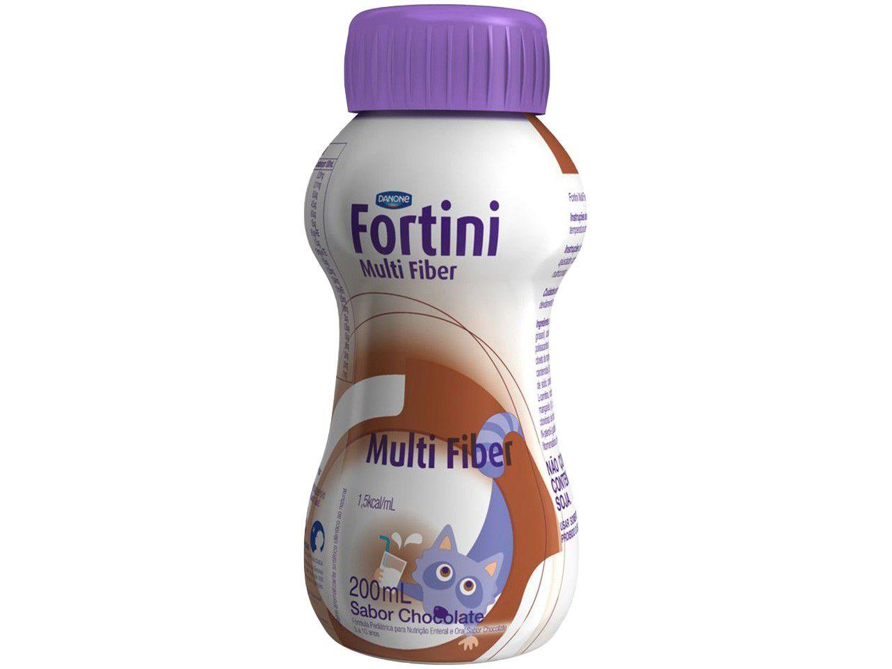 Suplemento Alimentar Infantil Fortini Multi Fiber - Integral Chocolate 200ml