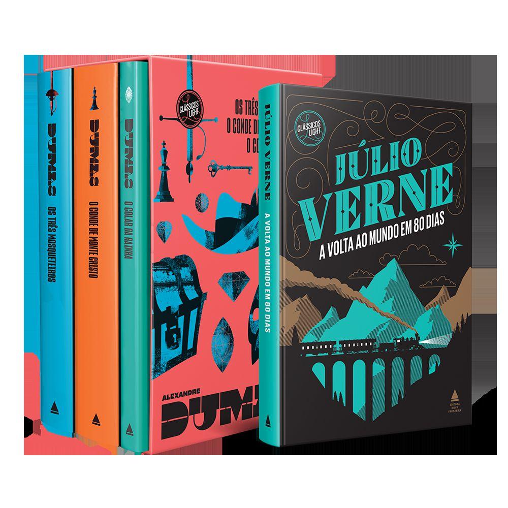 Livro - Kit Box Alexandre Dumas + A Volta ao Mundo