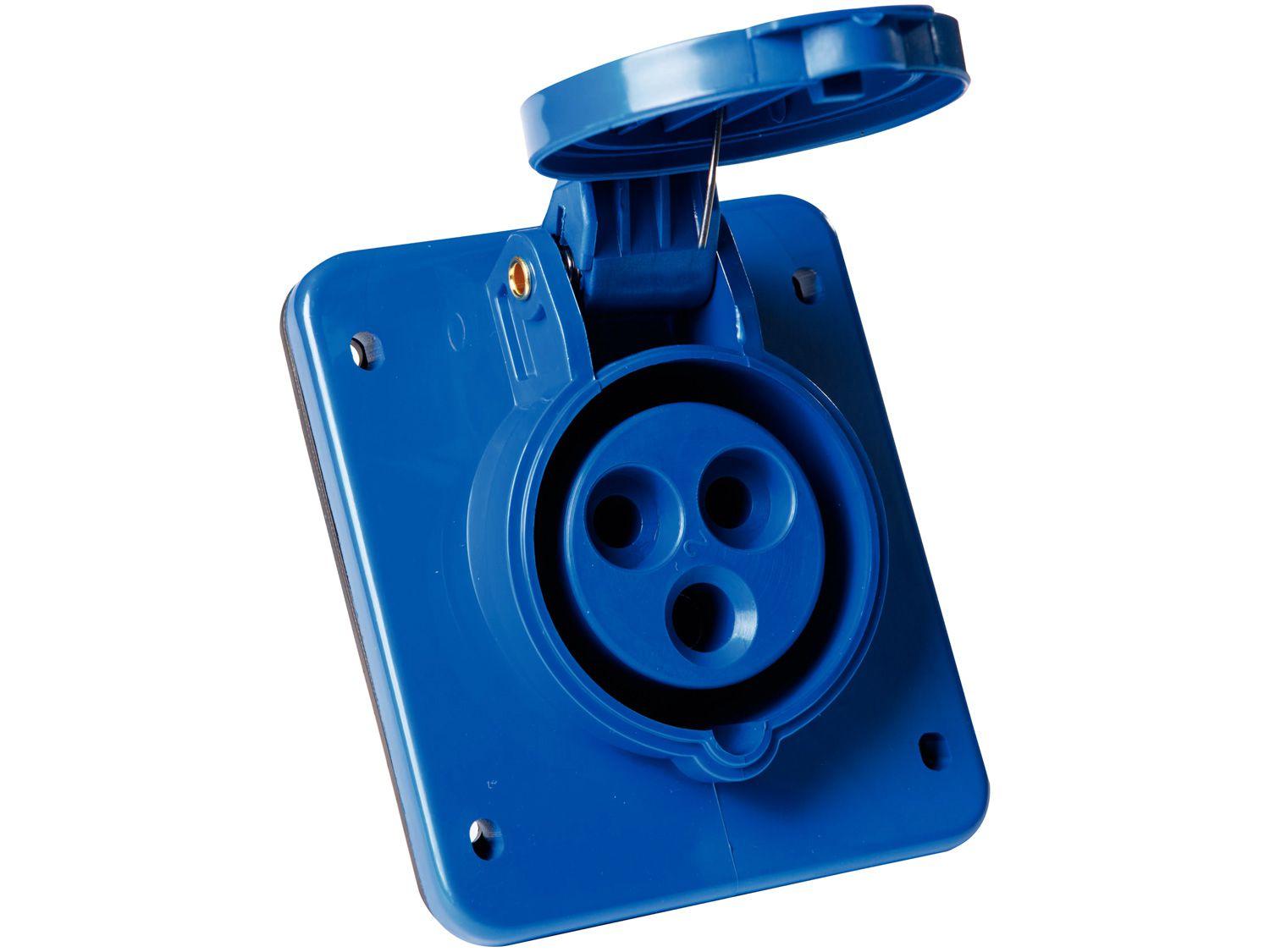 Tomada Industrial de Embutir 2P + T 16A - 220V Tramontina Eletrik