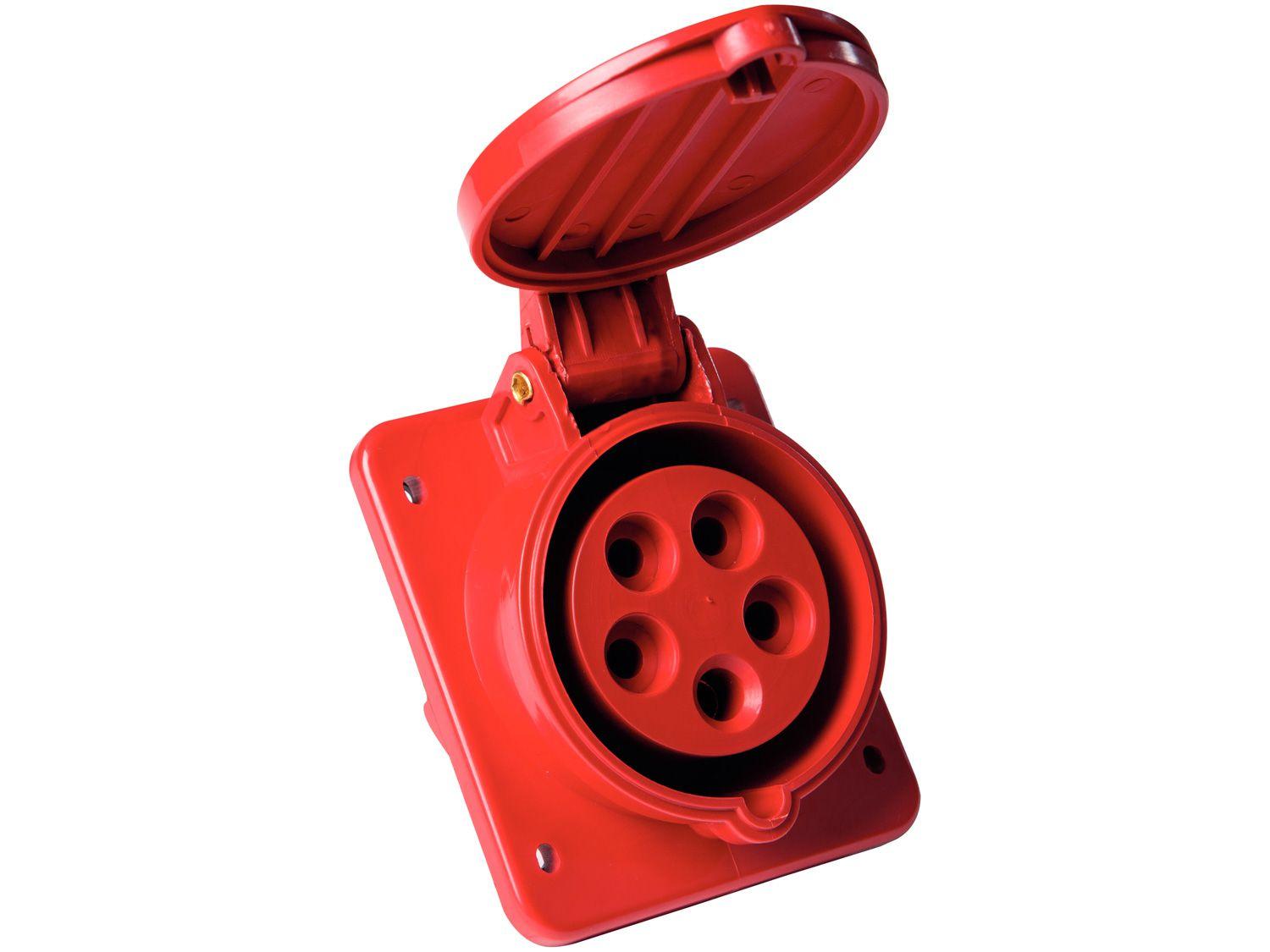 Tomada Industrial de Embutir 3P+N+T 16A - 380V Tramontina Eletrik