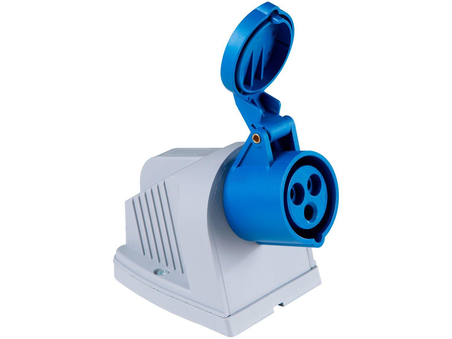 Tomada Industrial de Sobrepor 2P+T 32A - 220V Tramontina Eletrik