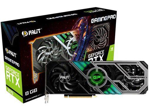 Placa de Vídeo Palit GeForce RTX 3060 - 12GB GDDR6 192 bits Dual OC