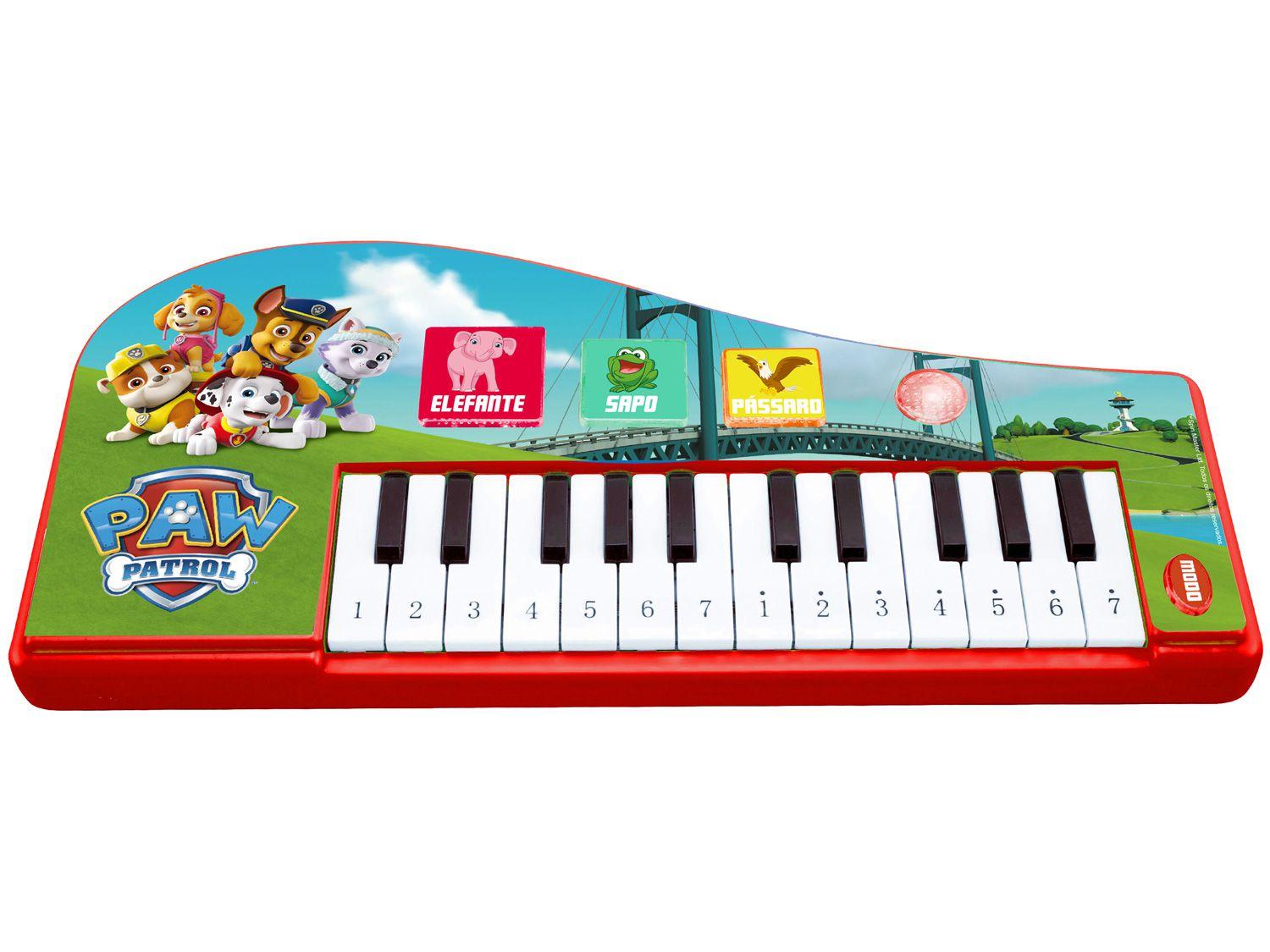Teclado de Brinquedo Patrulha Canina Candide