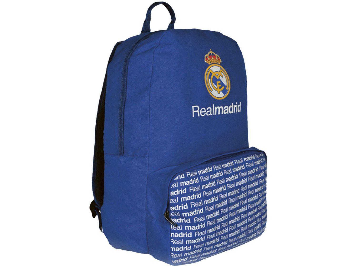 Mochila Casual Maccabi Art 22L Real Madrid - Time de Futebol Azul e Branco