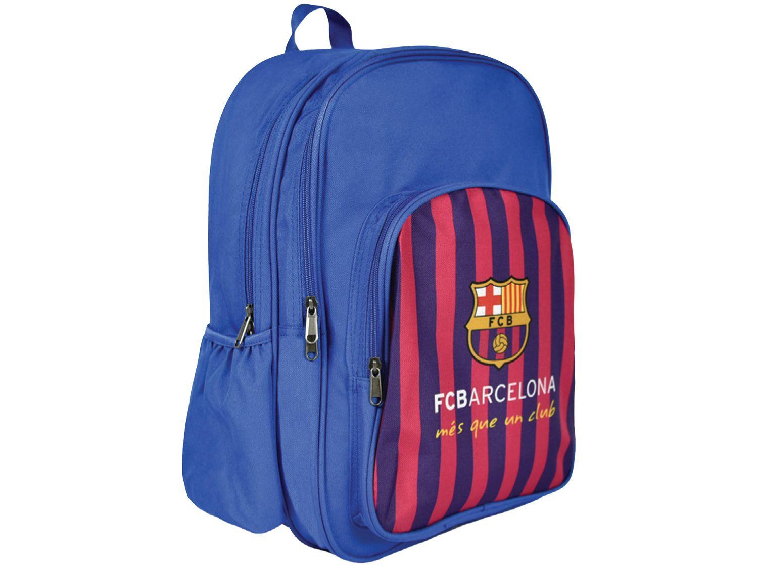 Mochila Casual Maccabi Art 23L Barcelona - Time de Futebol Azul e Vermelho