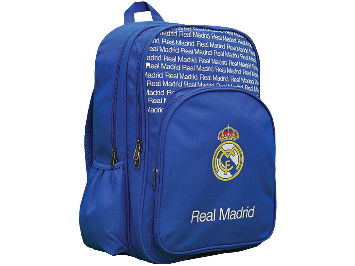 Mochila Escolar Maccabi Art 23L Real Madrid - Time de Futebol Azul