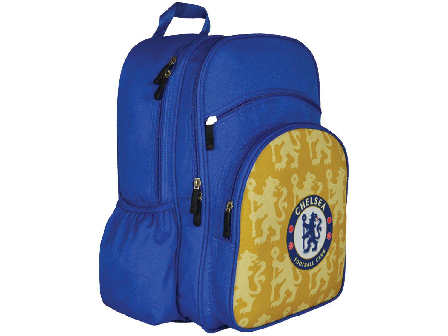 Mochila Escolar Maccabi Art 23L Chelsea - Time de Futebol Azul