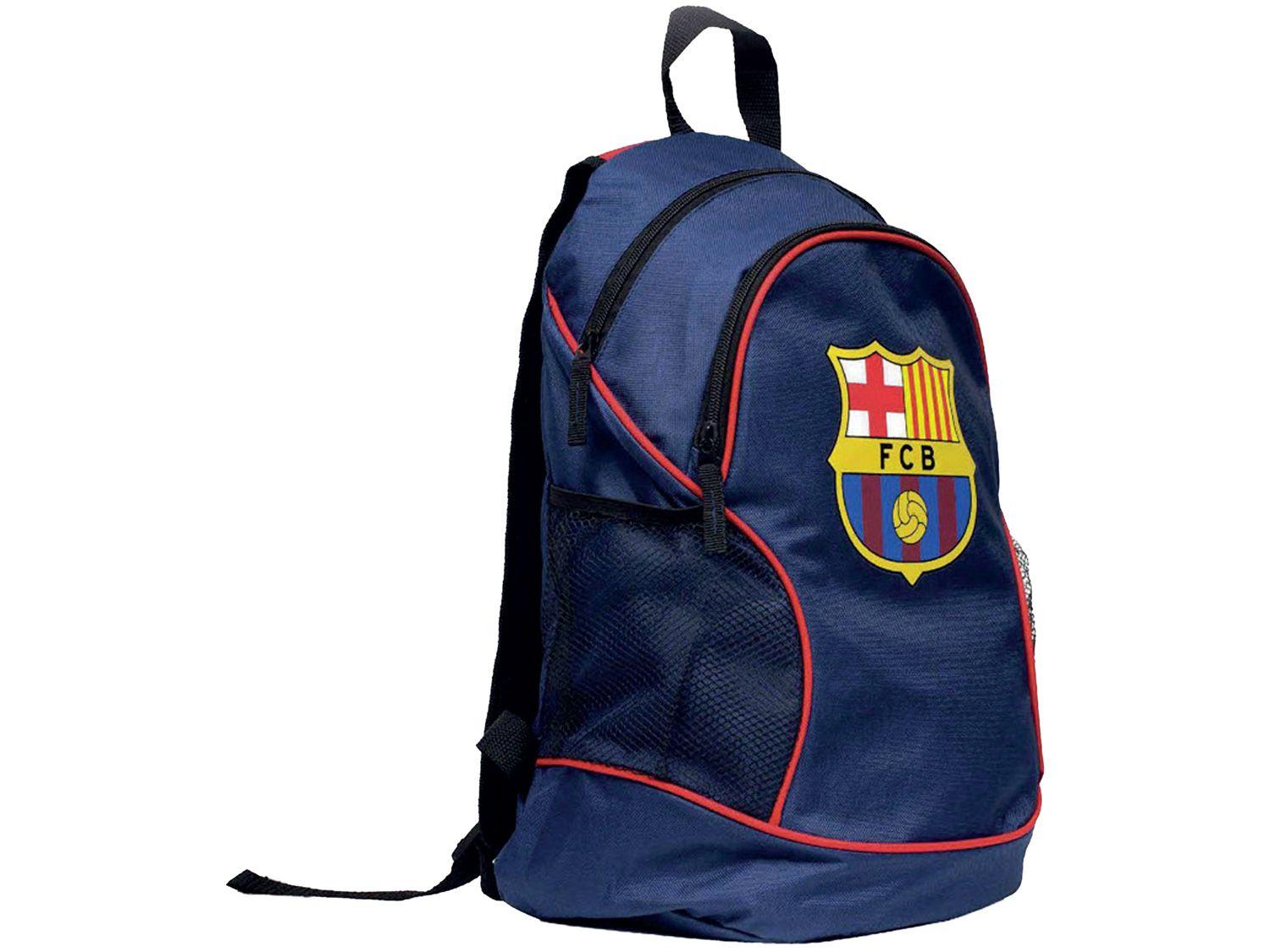Mochila Escolar Maccabi Art 20L Barcelona - Time de Futebol Azul e Vermelho