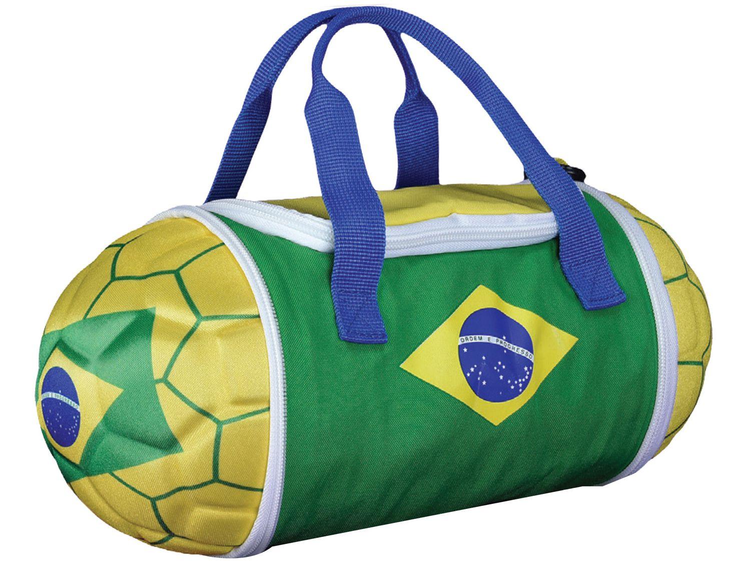 Bolsa Térmica Maccabi Art 4,7L Brasil - Verde e Amarelo
