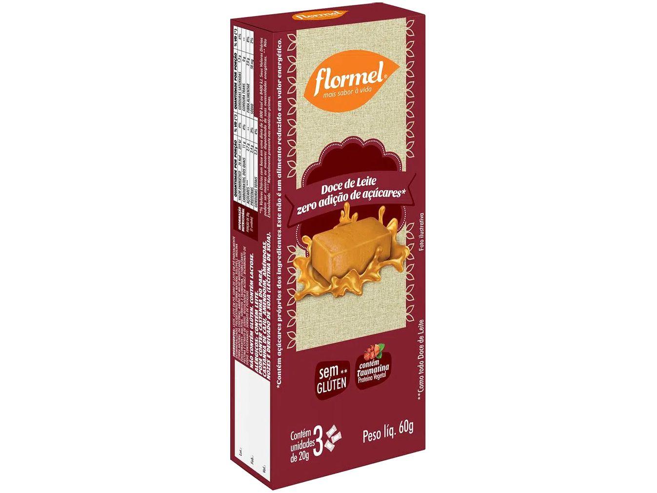 Doce de Leite Zero Açúcar Flormel 60g