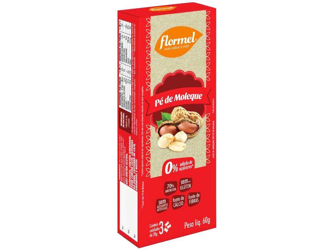 Pé de Moleque Flormel Zero Açúcar 60g