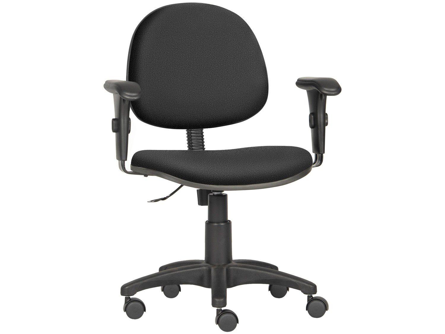 Cadeira de Escritório Diretor Giratória Preta - Office Classic Frisokar