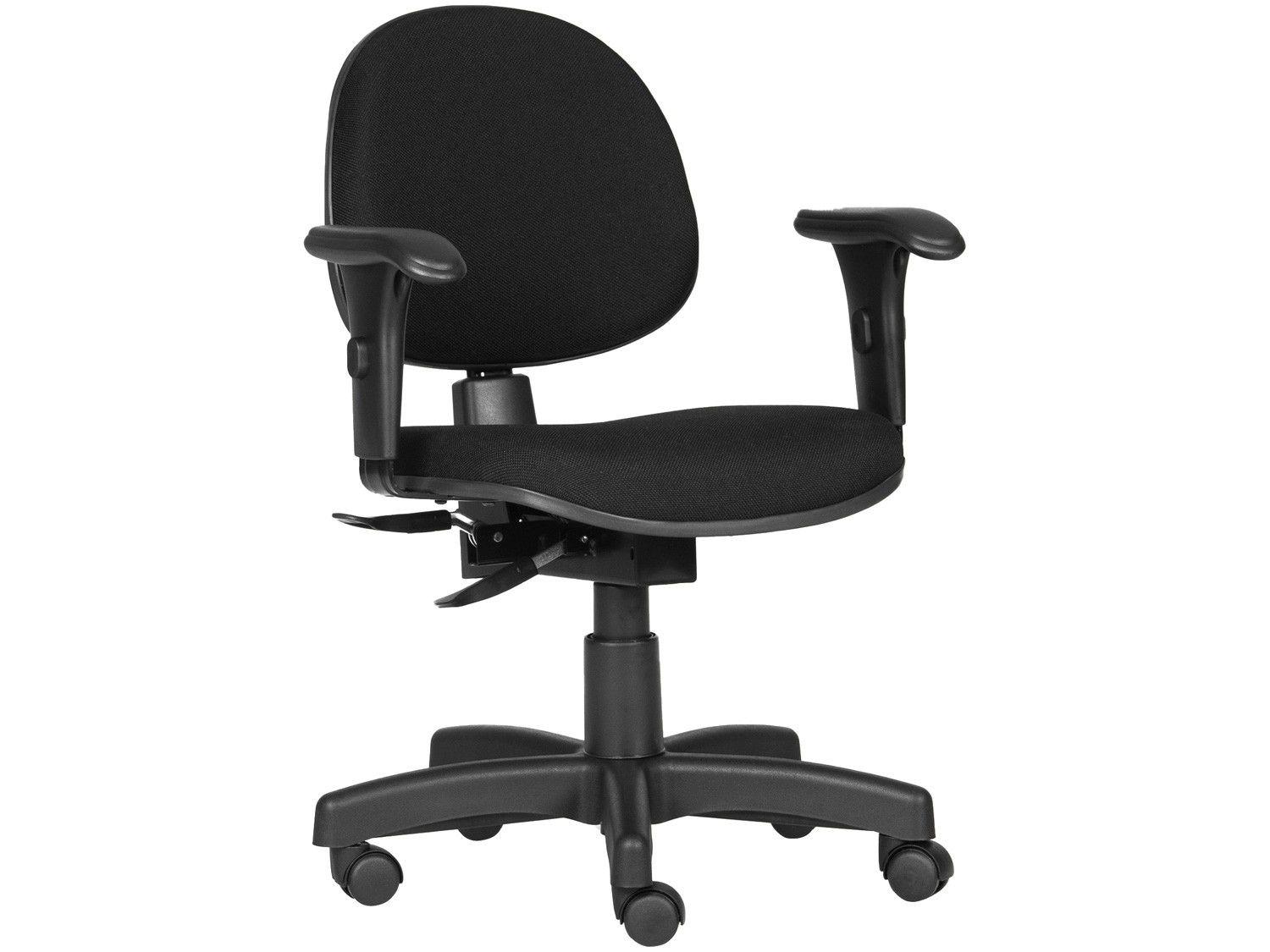 Cadeira de Escritório Diretor Giratória Preta - Office Classic Frisokar