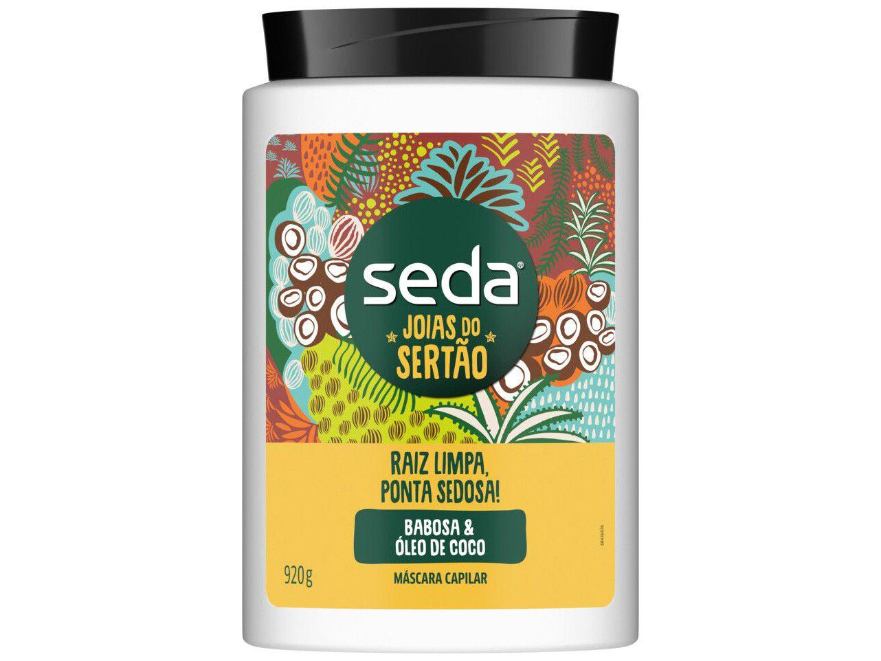Máscara de Hidratação Seda Joias do Sertão - Raiz Limpa Ponta Sedosa! 920g