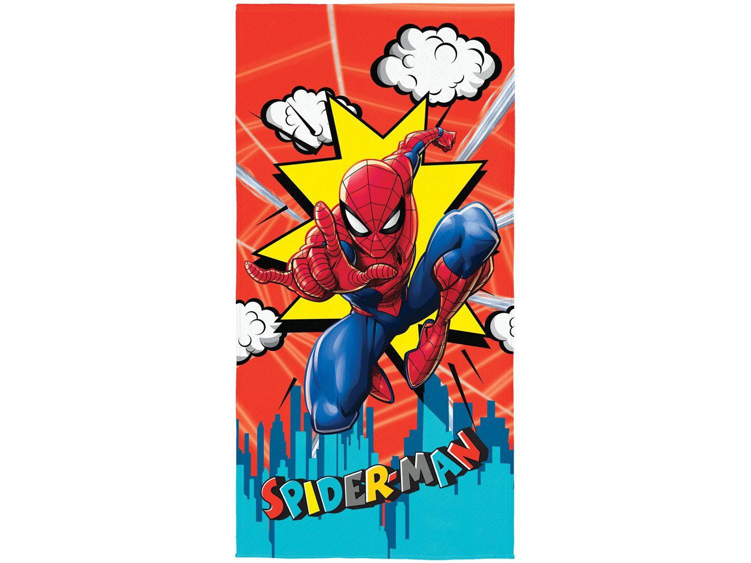 Toalha de Banho Infantil Lepper Algodão - Aveludada Homem Aranha