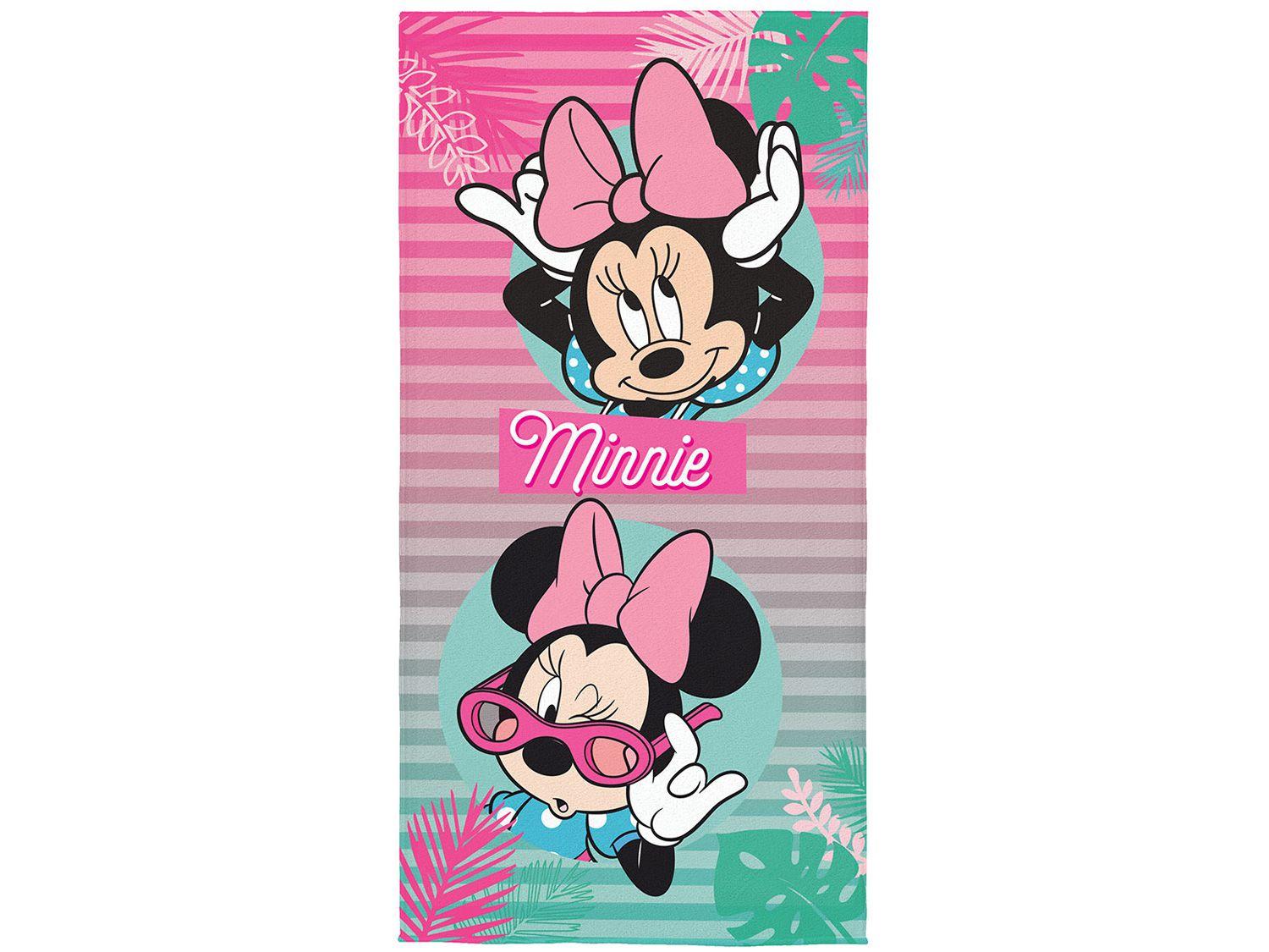 Toalha de Banho Infantil Lepper Algodão - Aveludada Minnie