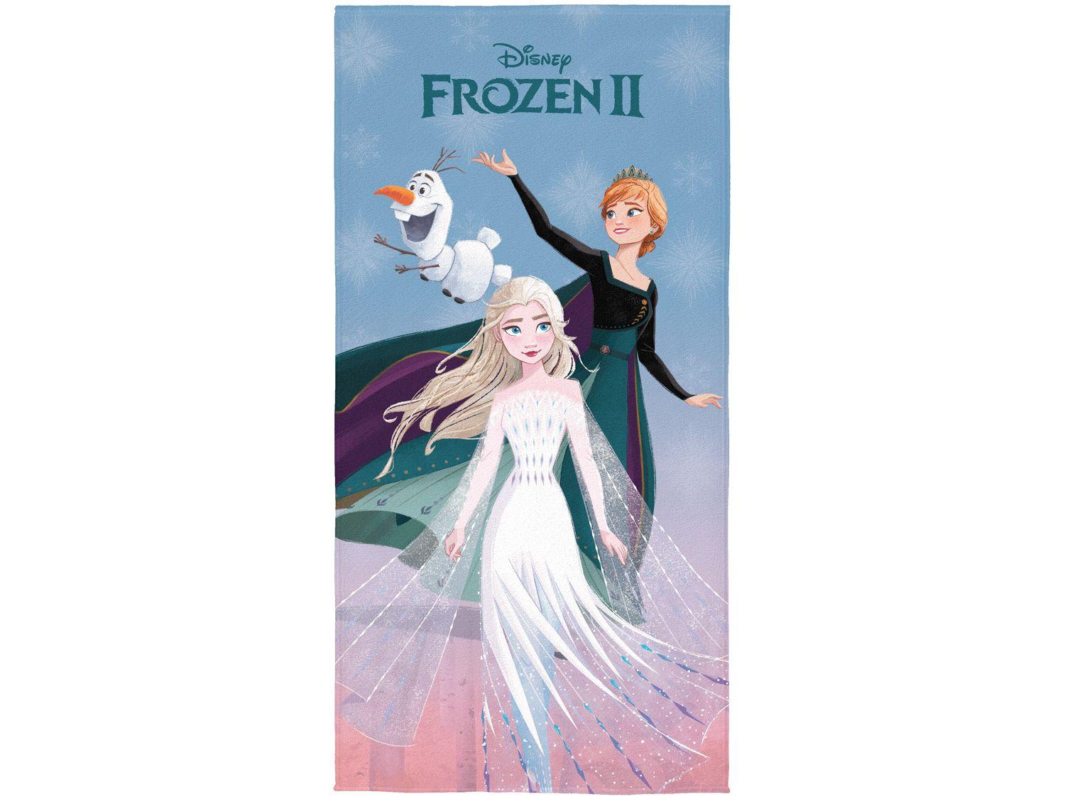 Toalha de Banho Infantil Lepper Algodão - Aveludada Frozen