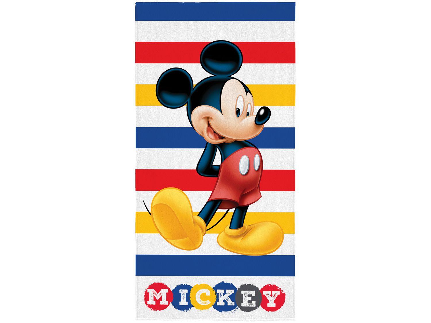 Toalha de Banho Infantil Lepper Algodão - Aveludada Mickey