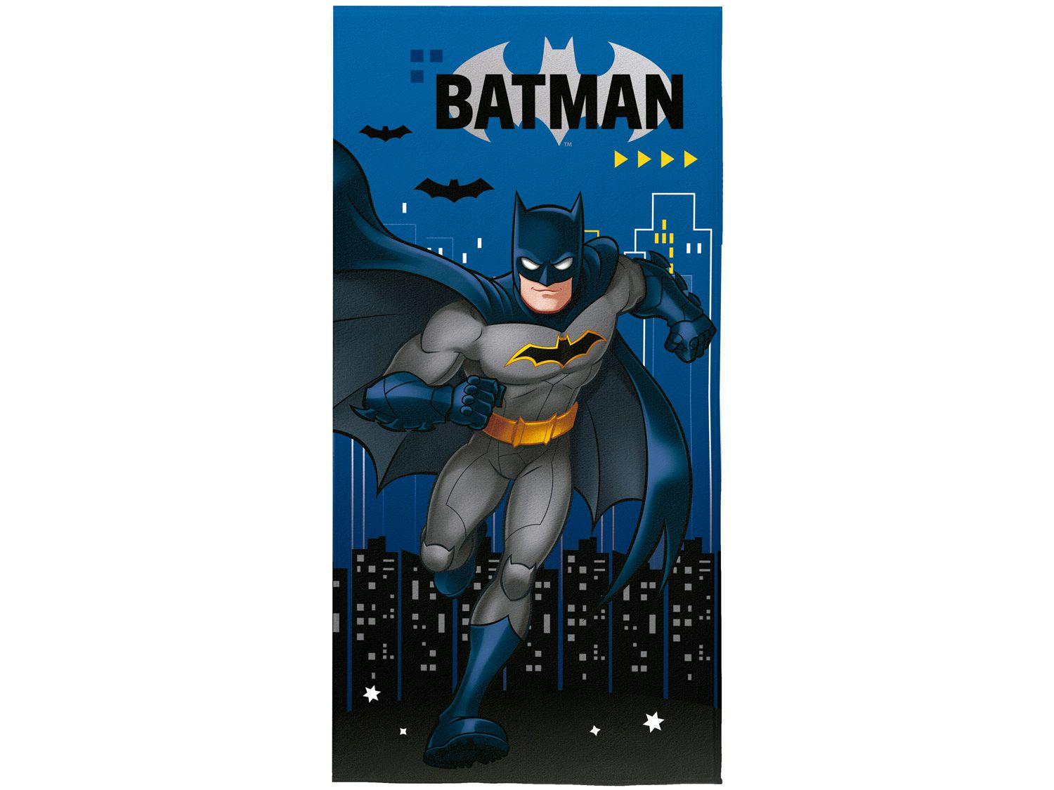 Toalha de Banho Infantil Lepper Algodão - Aveludada Batman