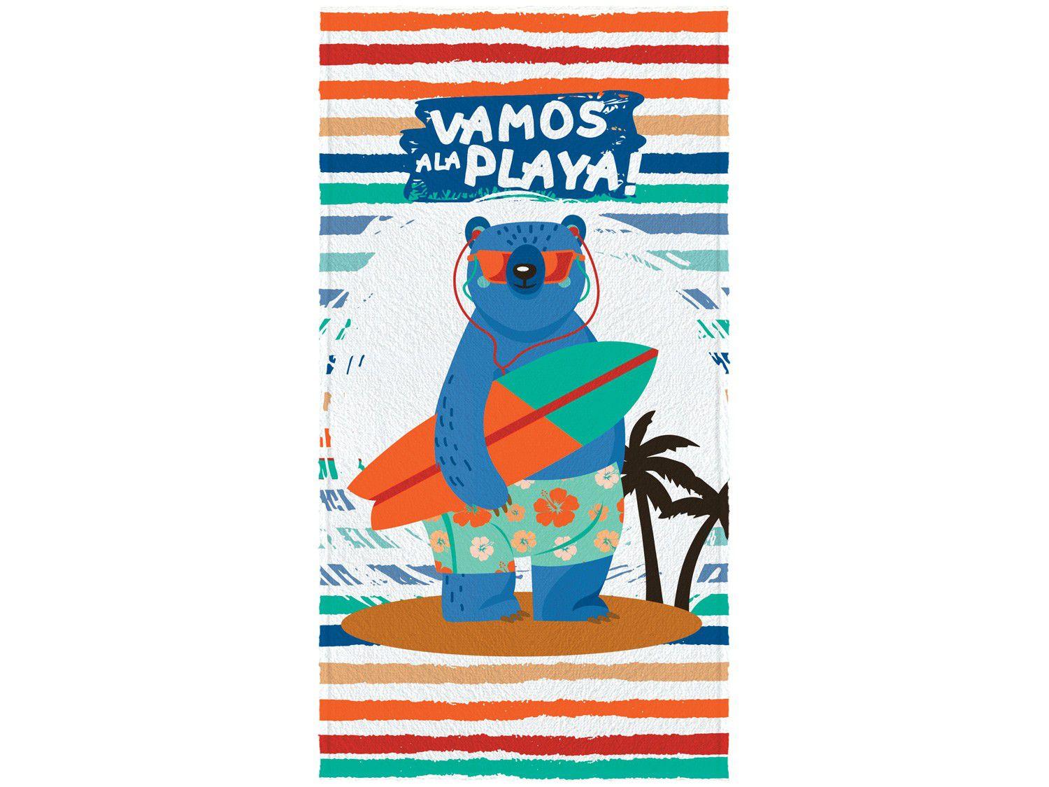 Toalha de Banho Infantil Lepper Algodão - Tirando Onda
