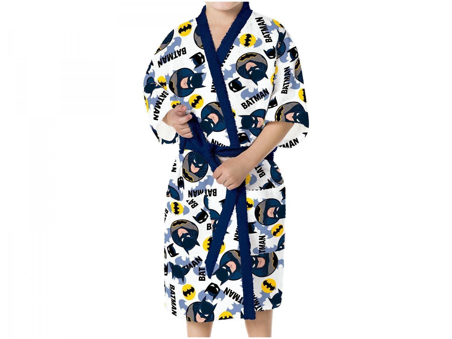 Roupão Infantil Lepper Batman Azul