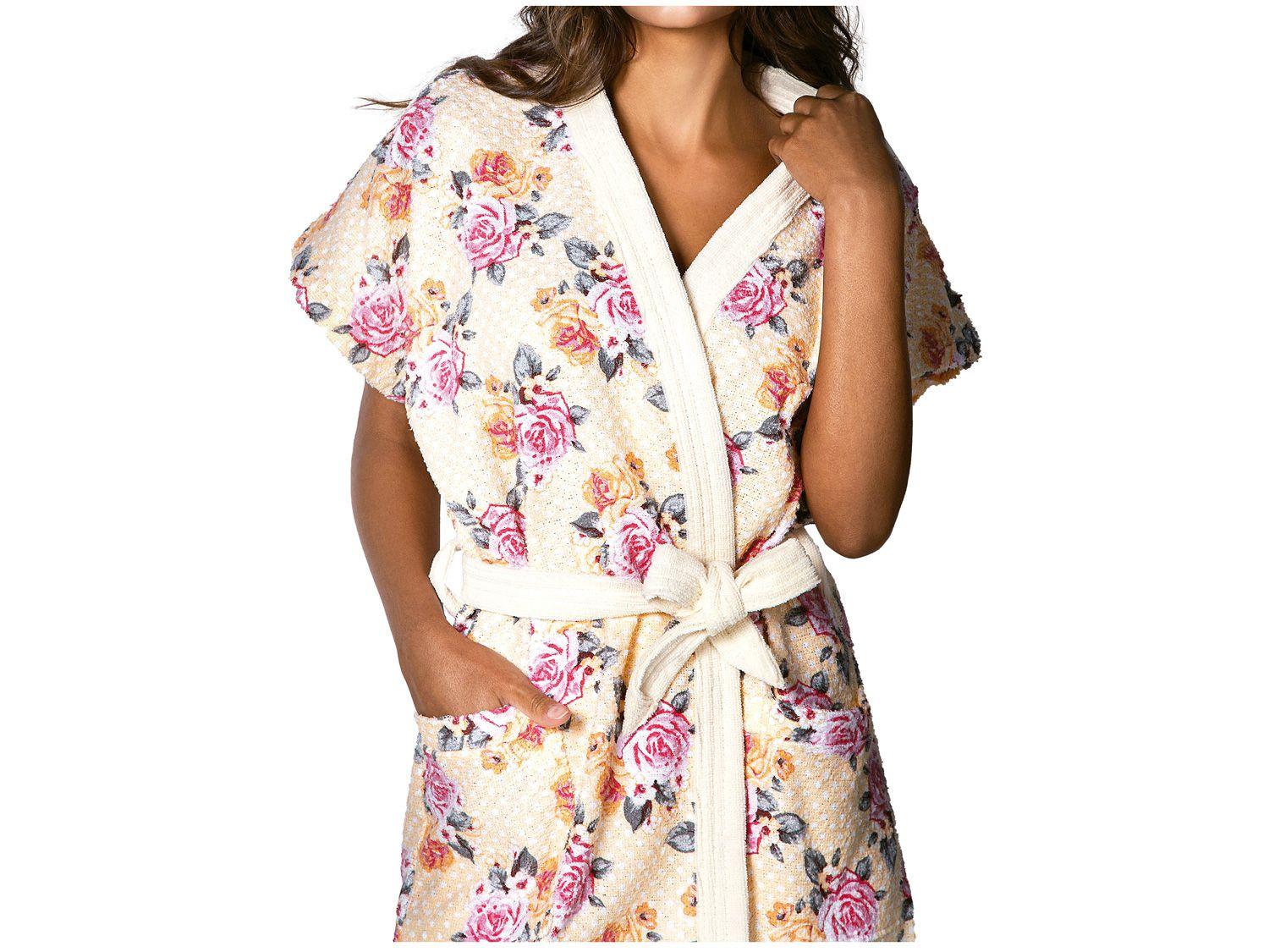 Roupão Lepper Romantique Feminino Bege