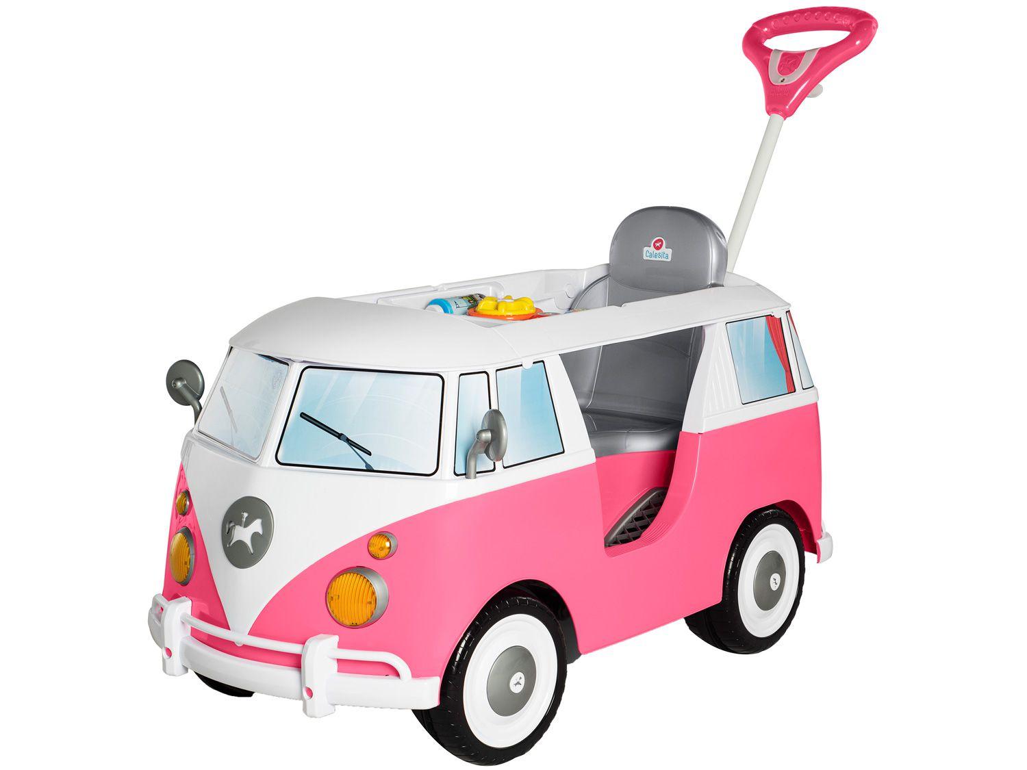 Carrinho de Passeio Infantil Kombina com Pedal - com Empurrador Calesita