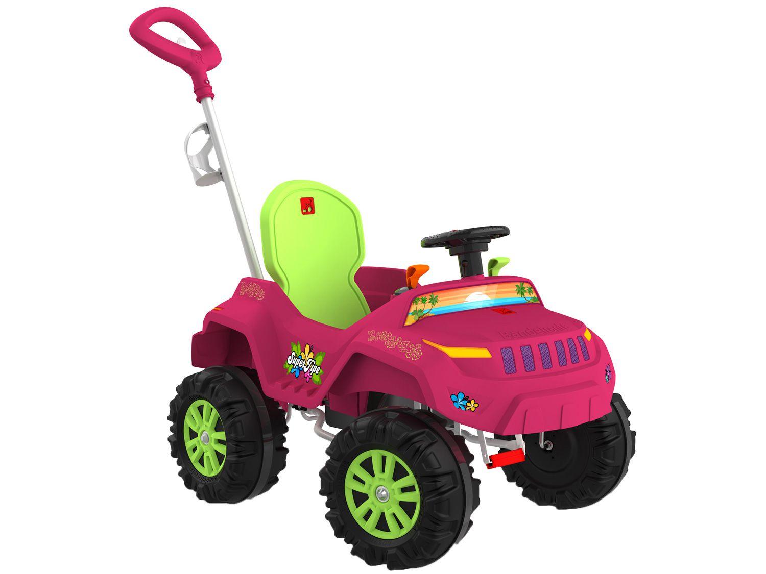 Carrinho de Passeio Infantil Superjipe - com Pedal e Empurrador Bandeirante