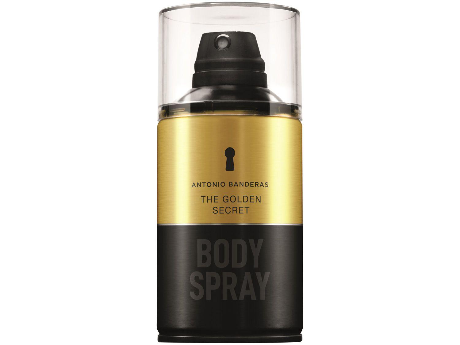Body Spray Antonio Banderas The Golden Secret - Masculino 250ml