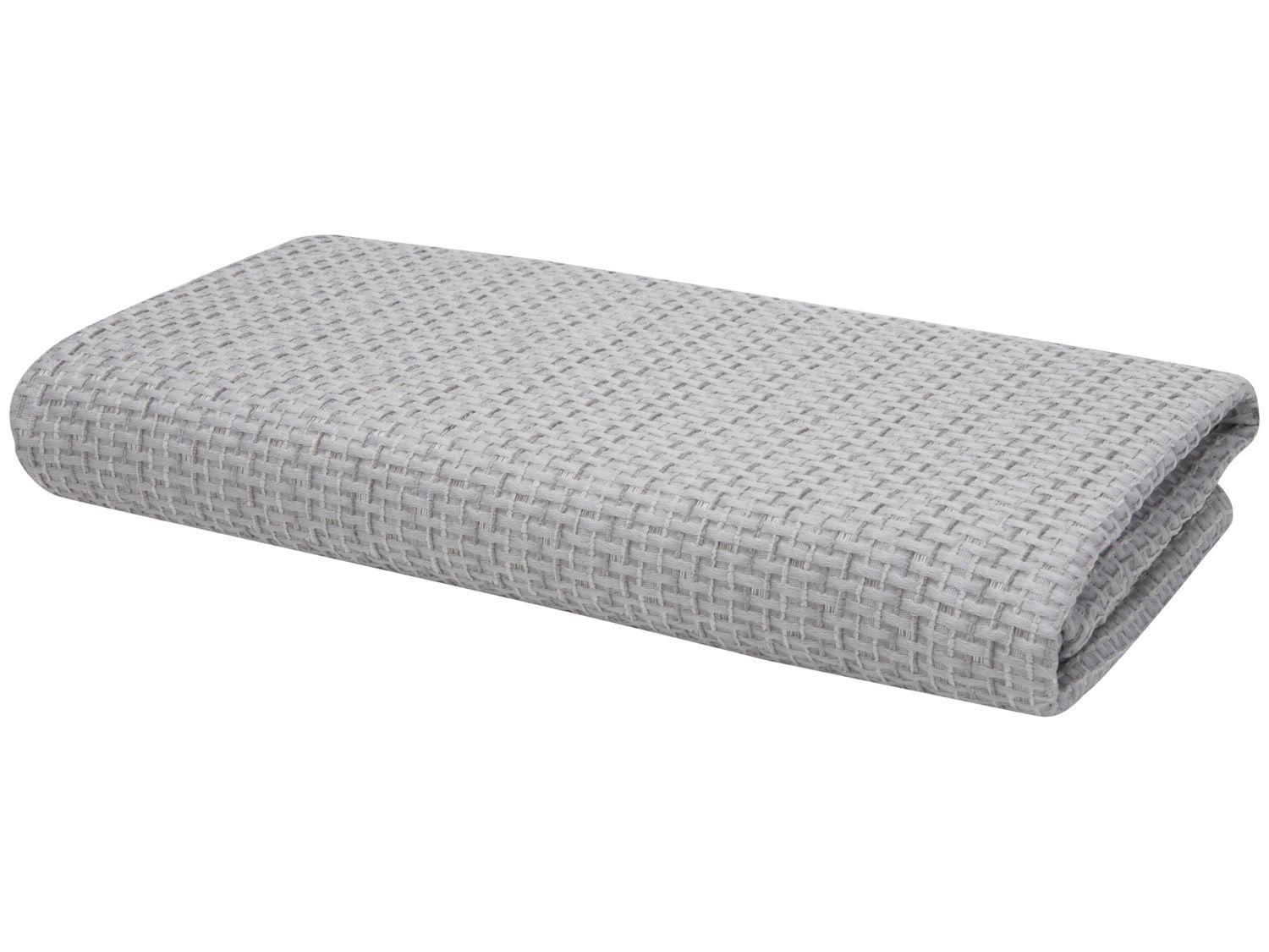 Peseira Casal 65x220cm Cinza Lartex - Jacquard Better