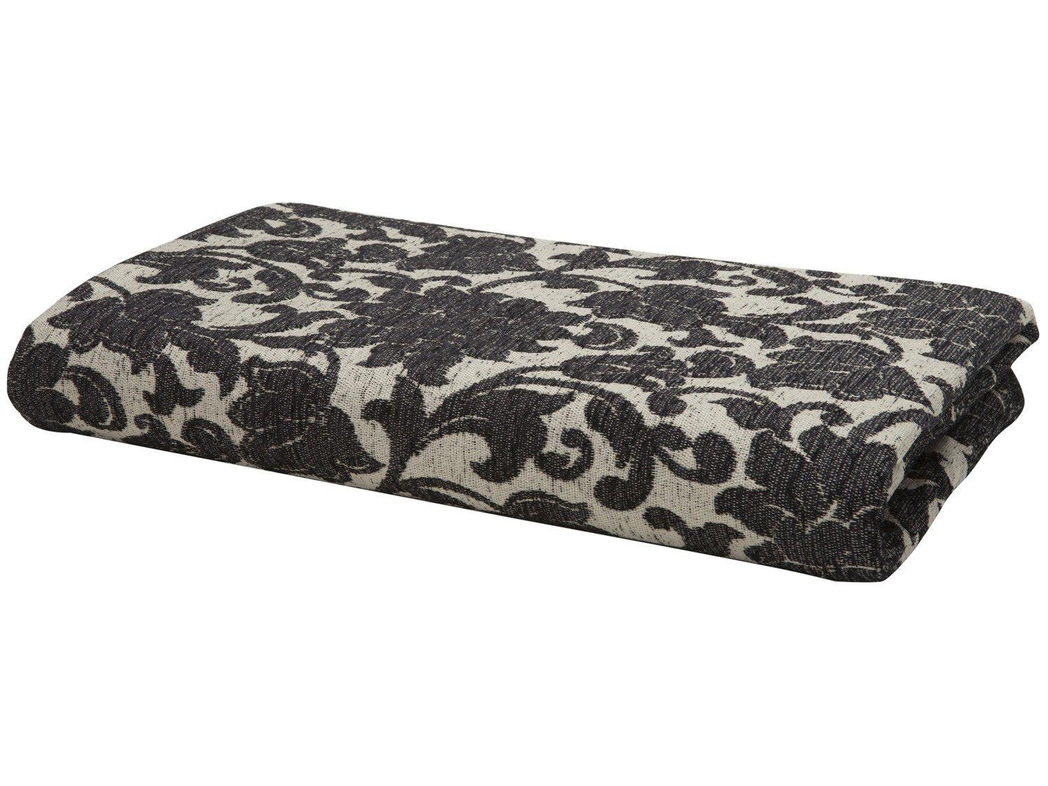 Peseira Queen 65x240cm Preto Lartex - Jacquard Adoratta
